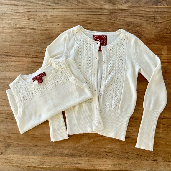 Gap Angora Blend Cardigan Sweater Set - Picture 1 of 13